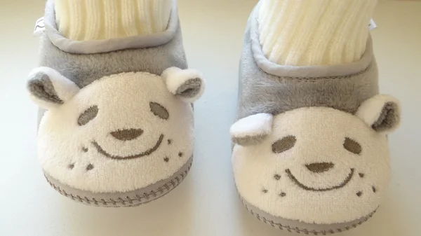 Chaussons pour le bébé — Photo