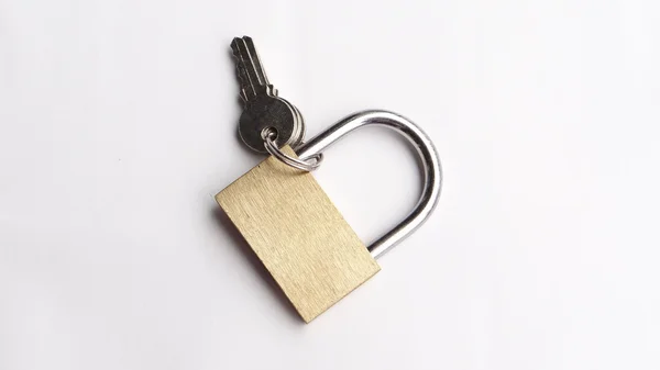 Lock with keys — Stock Photo, Image