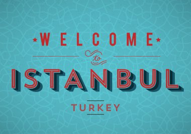 Retro Istanbul Poster