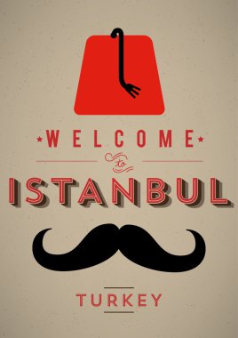 Retro Istanbul Poster