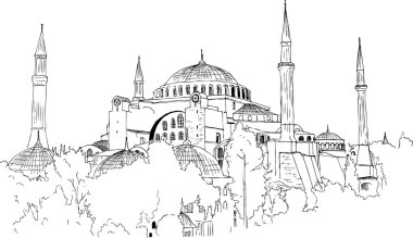 Quick Sketch of Aya Sofya Mosque
