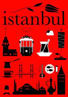 İstanbul sembol seti