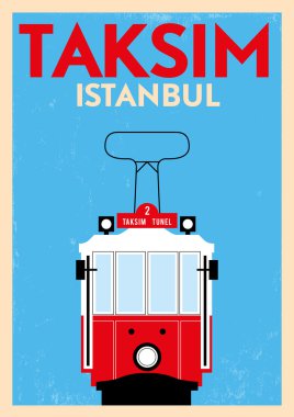 Vintage Taksim Poster