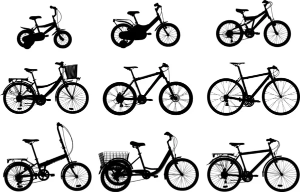 Bicicleta vector — Vector de stock
