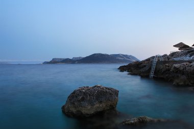 Deniz manzaralı tepe, kaş, antalya
