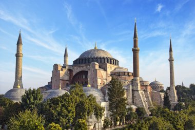 Hagia Sophia mosque in Istanbul Turkey clipart