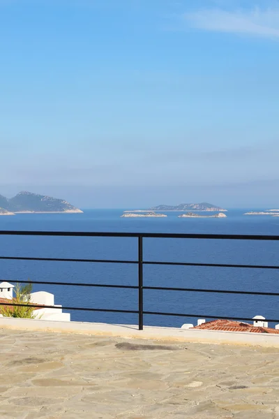 Sea view at Hill, Kas, Antalya — Stock Photo, Image