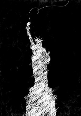 Özgürlük heykeli kroki