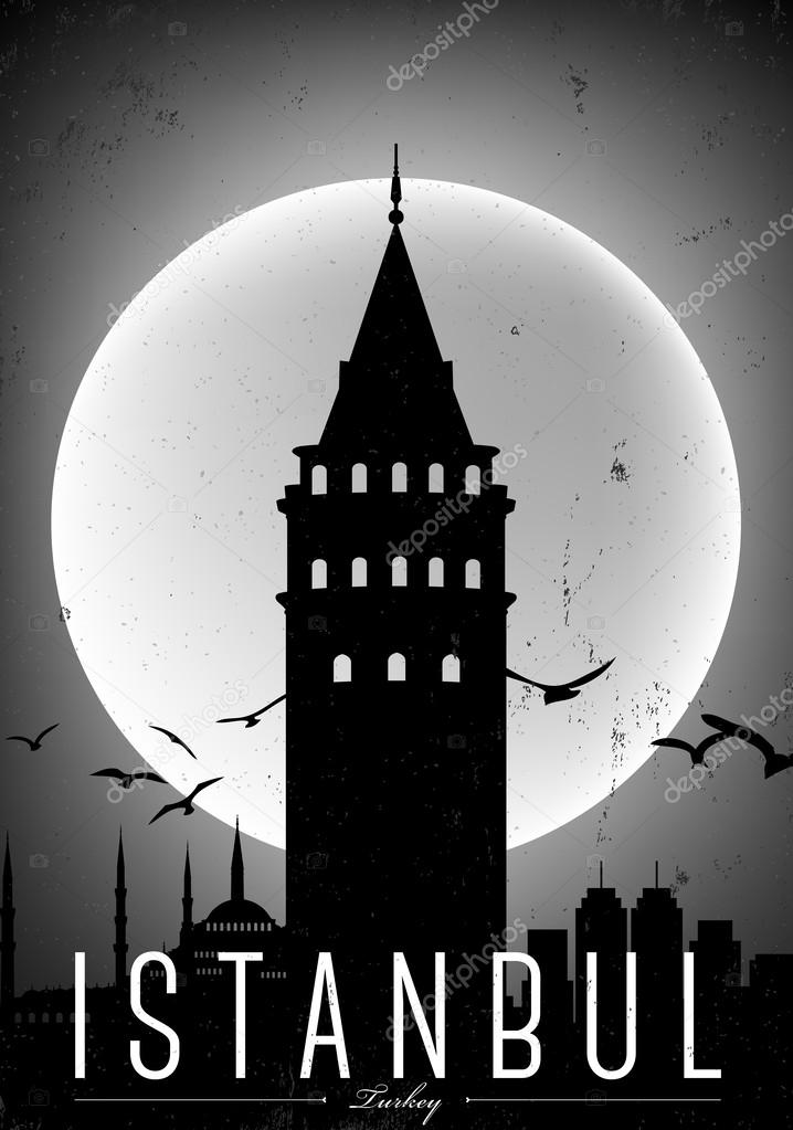 Istanbul City Poster