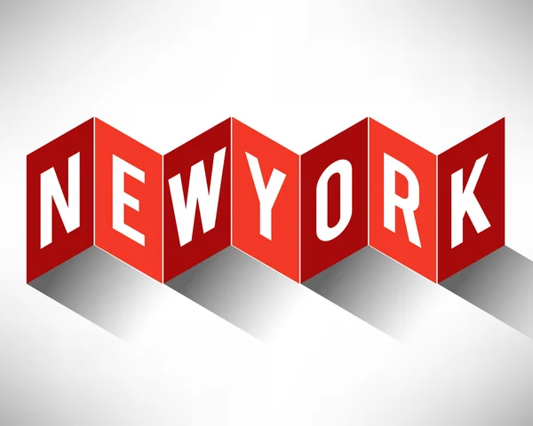 New york city tipografi — Stok Vektör