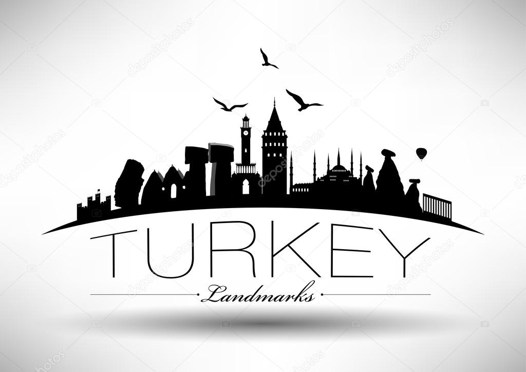 Modern Turkey Country Skyline