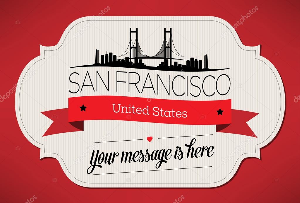 San Francisco City Greeting Card