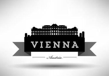 Viyana şehir manzarası tasarım