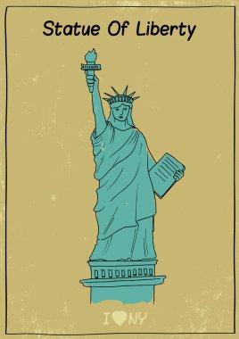 Özgürlük heykeli posteri