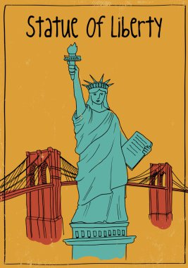 Özgürlük heykeli posteri