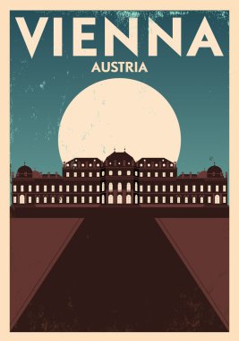 Viyana şehir poster