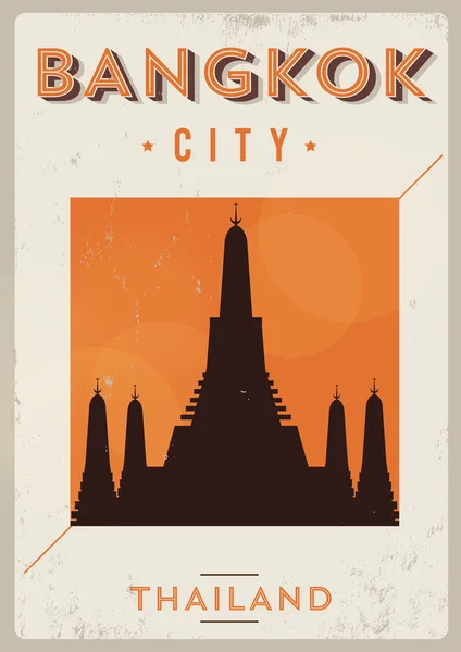 Bangkok stad — Stockvector