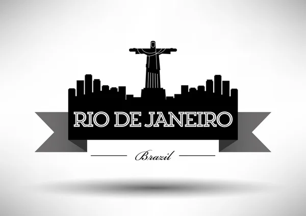 Affiche Rio de Janeiro — Image vectorielle