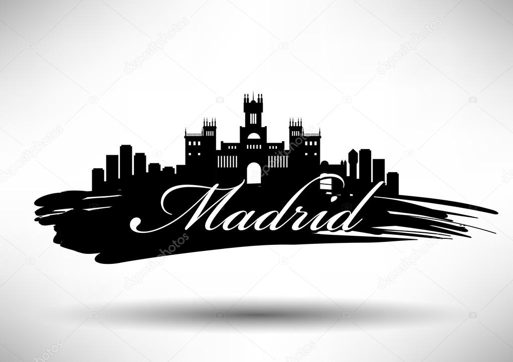 Madrid City Typography Design