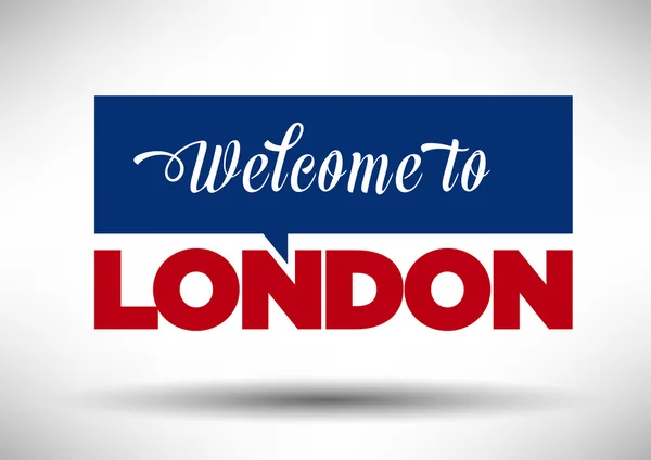 Bienvenido a London City — Vector de stock