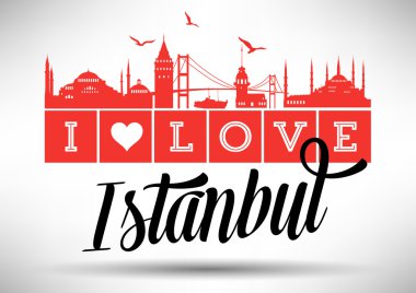 Lale ile İstanbul tipografi tasarım