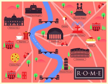 Roma şehir haritası
