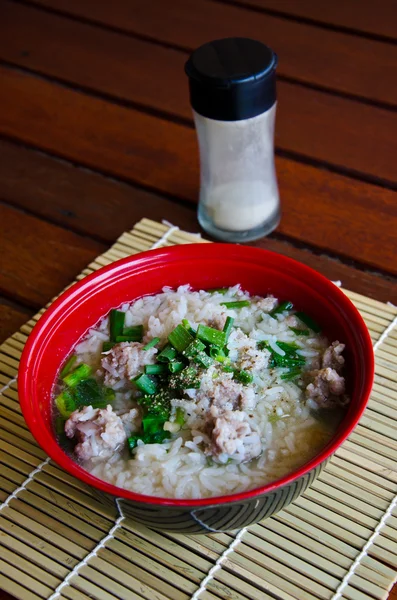 Rice soup — Stock Photo, Image