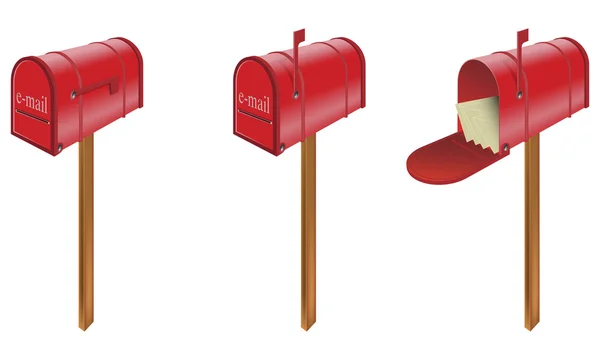 Boîtes mail — Image vectorielle