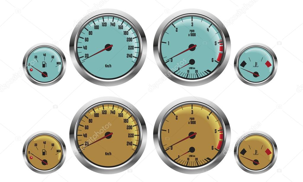 Gauges car Stock Vector Image by ©angusgrafic 33687733