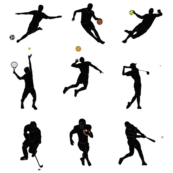 Sports icons — Stock Vector