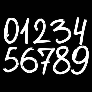 Bar menüsü sözcükleri için el yazısı yazı tipleri. Sloppy tarzı duvar yazısı başlığın için isim iç. sayılar