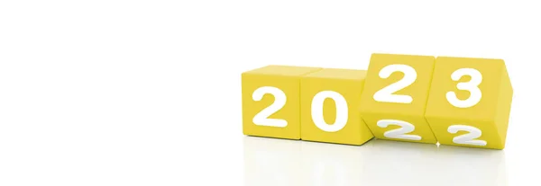 Illustration New Year 2023 — Foto de Stock