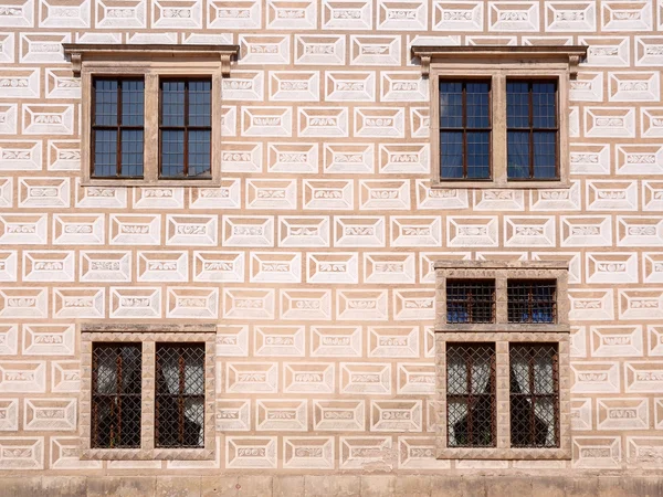 Litomysl chateau windows — Stok fotoğraf