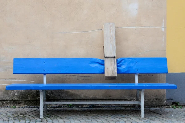 komik blue bench bir peg ile