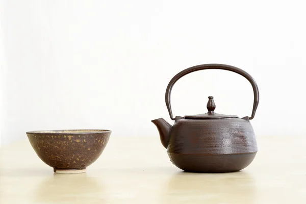 日本茶具 — 图库照片