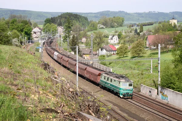 Kömür çek yük treni — Stok fotoğraf