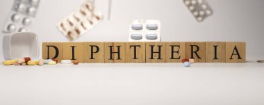 Difteri hastalığı. Tahta küplerden yaratıldı. Hastalık ve çeşitlilik