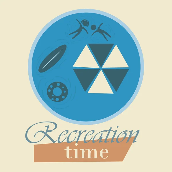Recreation time — Stock Vector