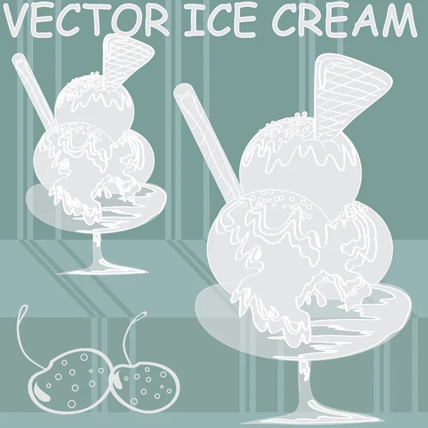 Vectored ijs — Stockvector