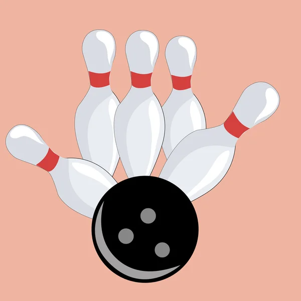 Bowling facile — Image vectorielle