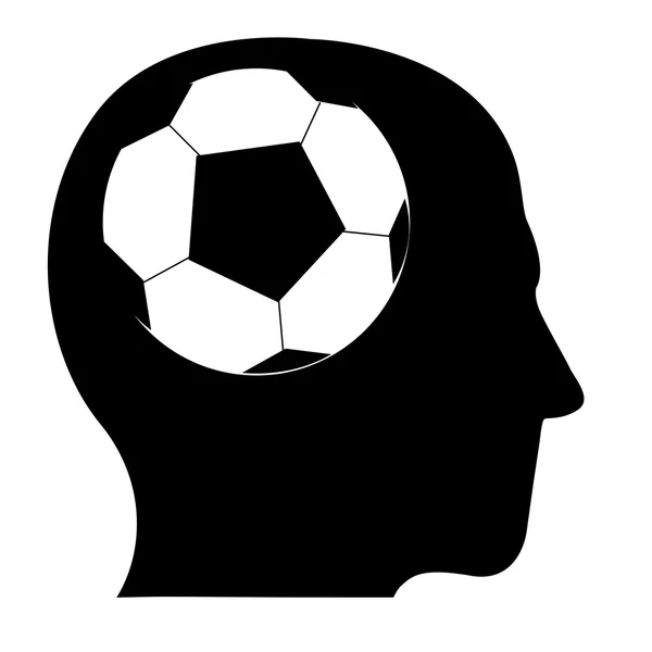 Футбольное воображение — стоковый вектор