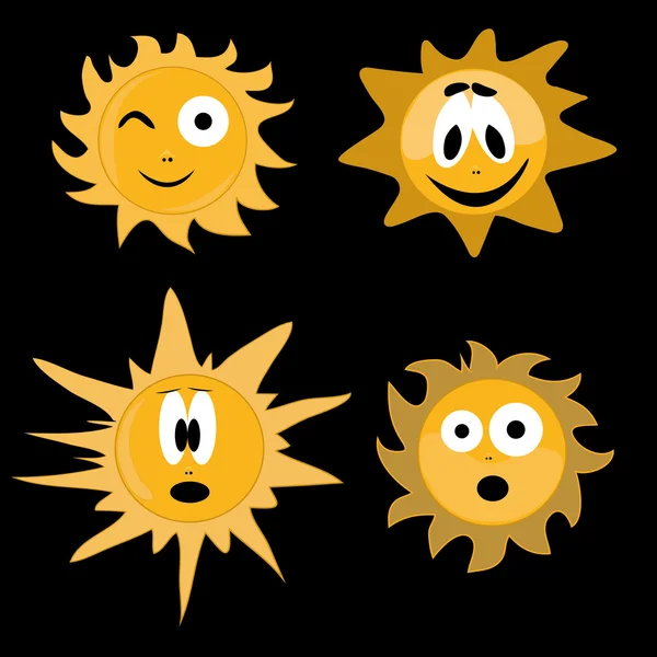 Sun shape — Stock Vector