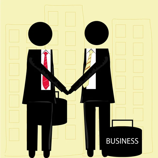 Партнерство в бизнесе — стоковый вектор