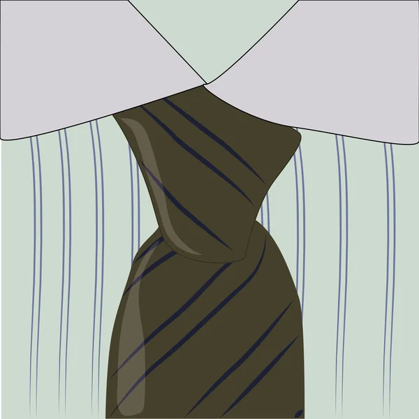 Corbata simple — Vector de stock
