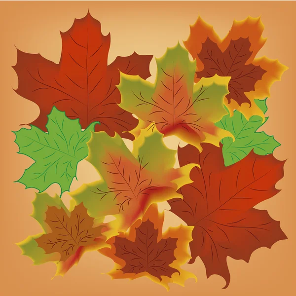 Текстурированные листья — стоковый вектор