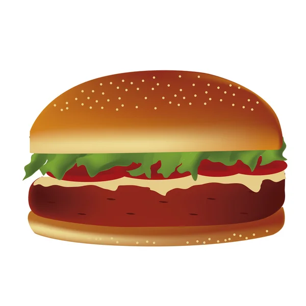 Hamburger — Stockvector