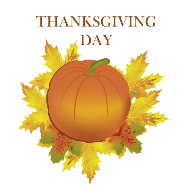 Thanksgiving-kaart — Stockvector