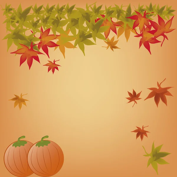 Joyeux Thanksgiving Carte — Image vectorielle