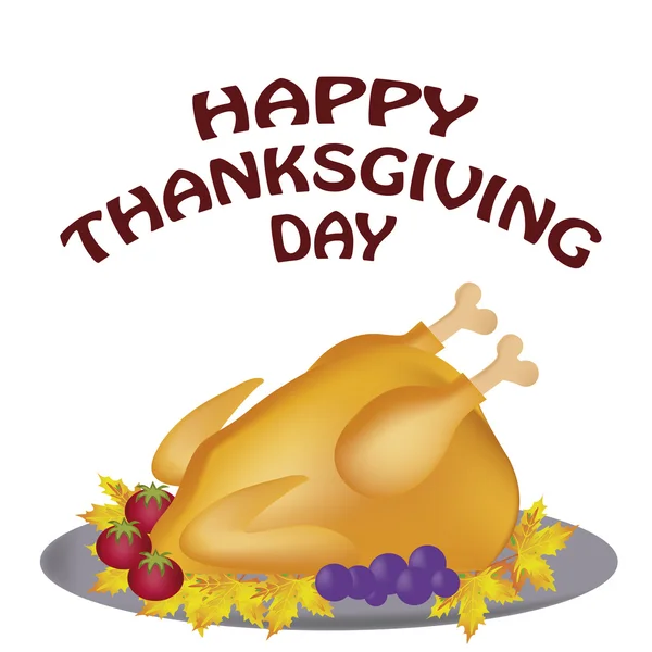 Еда для благодарного дня — стоковый вектор