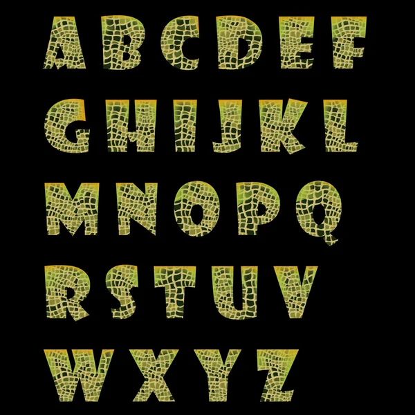 Alphabet carré — Image vectorielle